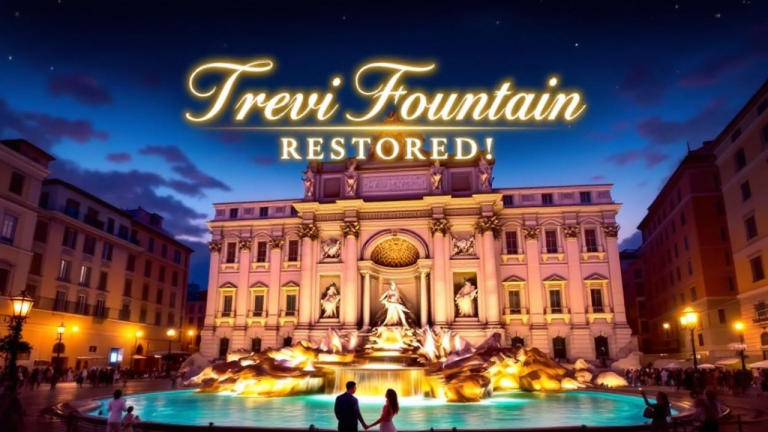 Trevi Fountain Restored! Tips for Your Magical Visit